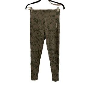 Gymshark Camouflage Leggings Womens Size Small Gym Workout Active